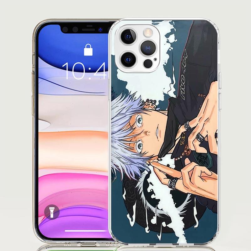 Япония Аниме JujuKaisen Чехол для телефона Для iPhone 17 Air 16 15 Plus 11 14 Pro Max 13 Mini 12 7 8 + SE Узор Арт Персонализированный Чехол 17
