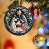 Nativity Christmas Ornaments Religious Xmas Tree Nativity Scene Decorations The Birth of Jesus