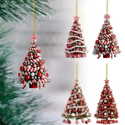 2026 Новый год Рождественская елка Подвесные украшения Подвеска Рождество Дом Настольный декор Подарки Счастливый декор Рождественское украшение