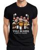 Yule Beards Battle Cheers Vikings Christmas Beer Mug Retro Mens T-Shirt