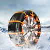 4PCS Winter Anti-skid Snow Tire Chains Wheel Tyre 145-295mm Thickened Roadway Safety for Universal Car Saloon SUV