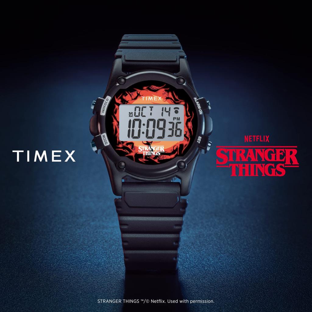 Timex x Stranger Things Atlantis 100 TW2V51000 NETFLIX Stranger Things Collaboration Model Quartz Watch 40mm USA Night Light [Timex] Indiglo® [Товар]