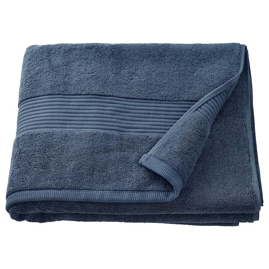 Bath Towel Dark Blue, FREDRIKSJON Bath Towel Dark Blue, IKEA
