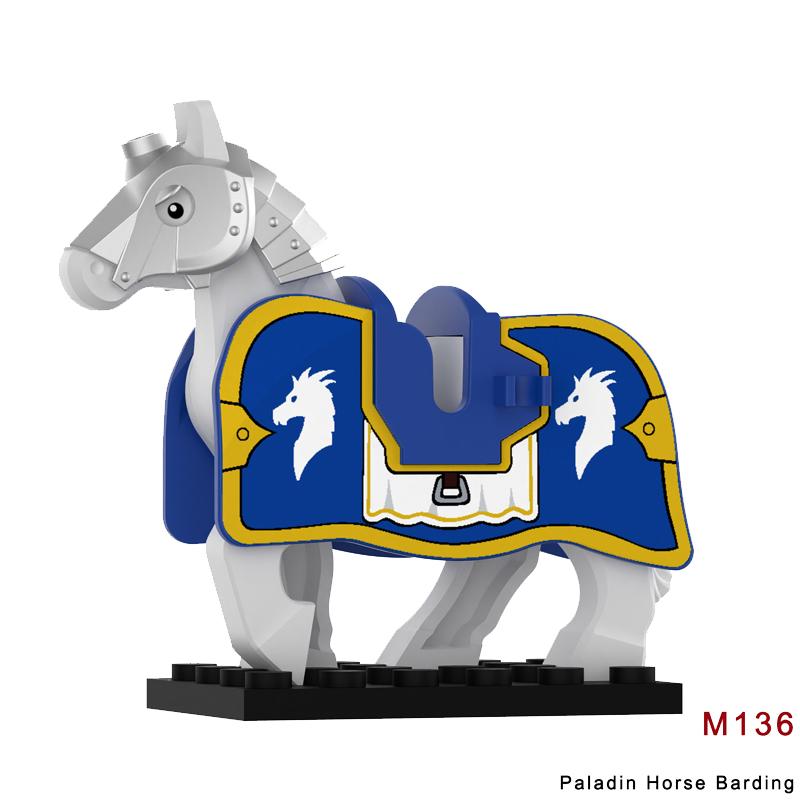 Средневековый Замок Солдат Фигурки Действия Строительные Блоки Дракон Аниме Рыцарь Аксессуар Боевой Конь Ополчение Шлем Щит Игрушка Подарок S015