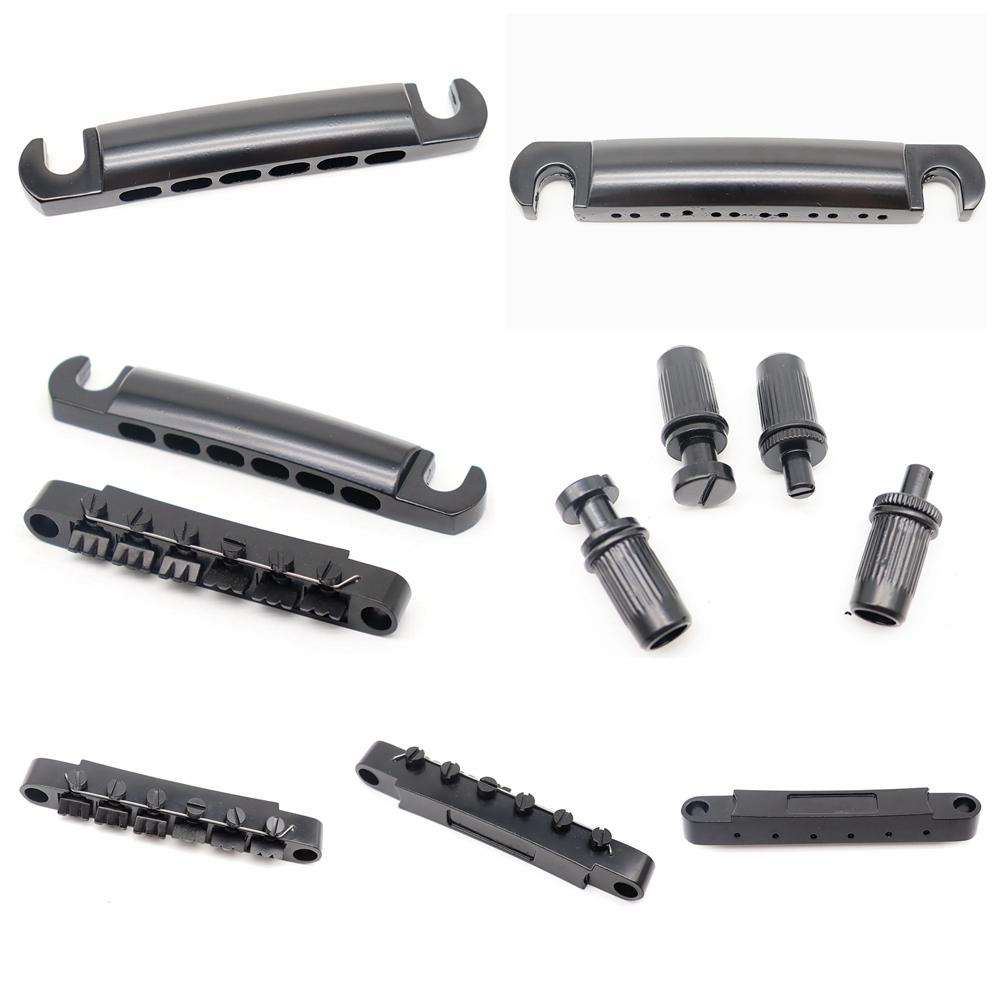 1Set Guitar Bridge Tune-O-Matic Bridge & Tailpiece 12 String For LP Electric Guitar