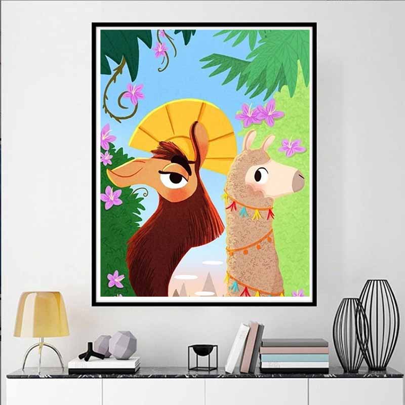Disney 5D DIY Diamond Painting The King's Transformation Fan Art Illustration Embroidery Mosaic Cross Stitch Home Decor Gifts and Crafts