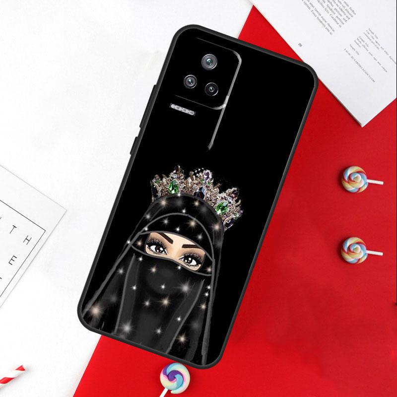 Мусульманская Исламская Девушка Глаза Хиджаб Чехол Для Xiaomi 11T 12T 13T 14T Pro 13 14 15 Ultra POCO X7 Pro X3 X5 X6 F5 F6 M6 Pro Чехол