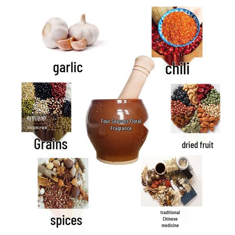 Manual Silicone Garlic Mortar and Pestle