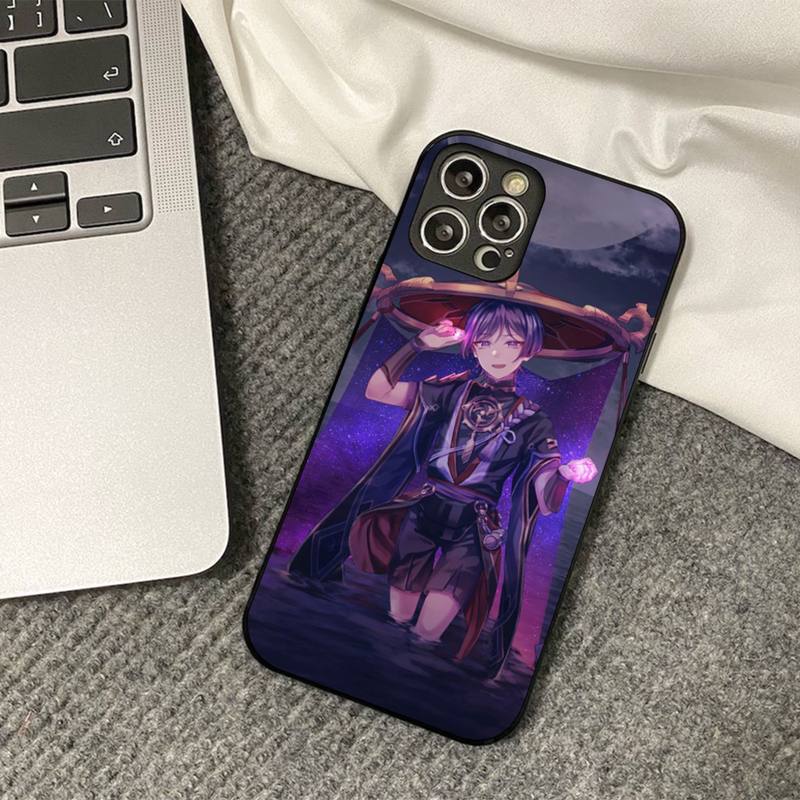 Чехол для телефона Genshin Impact Scaramouche для iPhone 11 12 13 mini pro XS MAX 8 7 6 6S Plus X 5S SE 2020 XR
