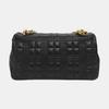 [Pre-Owned] Lola Bag TB Logo Quilted Metal Chain Color Block Lambskin Crossbody Shoulder Bag - Very Good #XI76B9