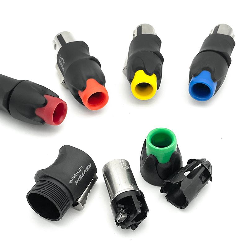 Металлический 4-контактный омический разъем профессиональный аудиоразъем Stage Slightly аксессуары для акустических проводов без пайки Nl4Fc