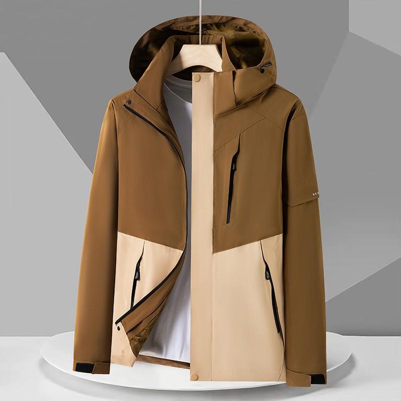 Unisex Lightweight Windproof Waterproof Hooded Jacket Outdoor Activities Hiking Camping Cycling