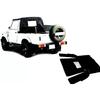 Новый мягкий верх на замену для Suzuki Samurai SJ413 SJ410 Черный джинс Прозрачное окно