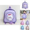 Baby Kindergarten Cat Backpack With Cotton Oxford Material And Playful Style For Children