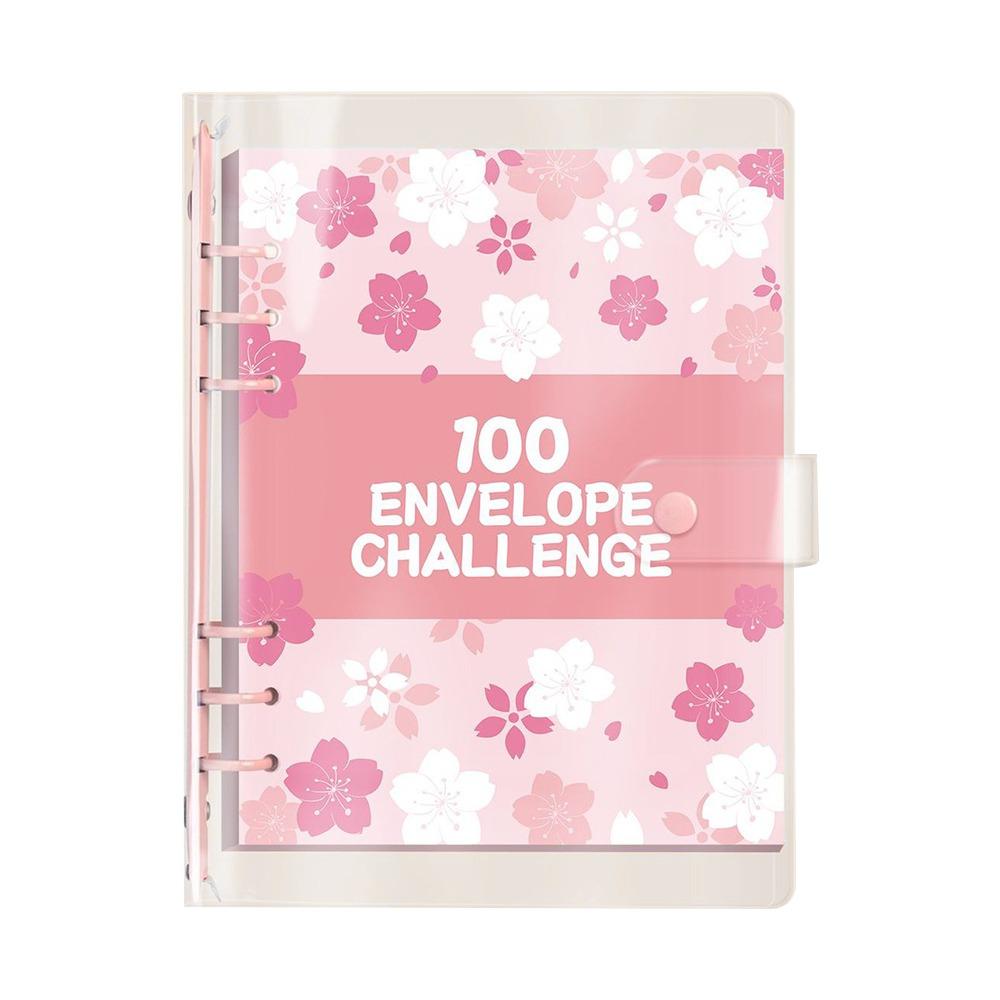 Экономьте деньги 100 конвертов Экономия Вызов Переплет ПВХ Экономия Вызовы Книга Справочник Пары