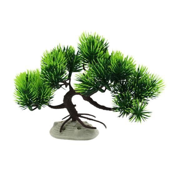 Artificial Aquatic Plant Realistic Shape Decorative Plastic Crafts Simulation Tree Aquarium Decoration
