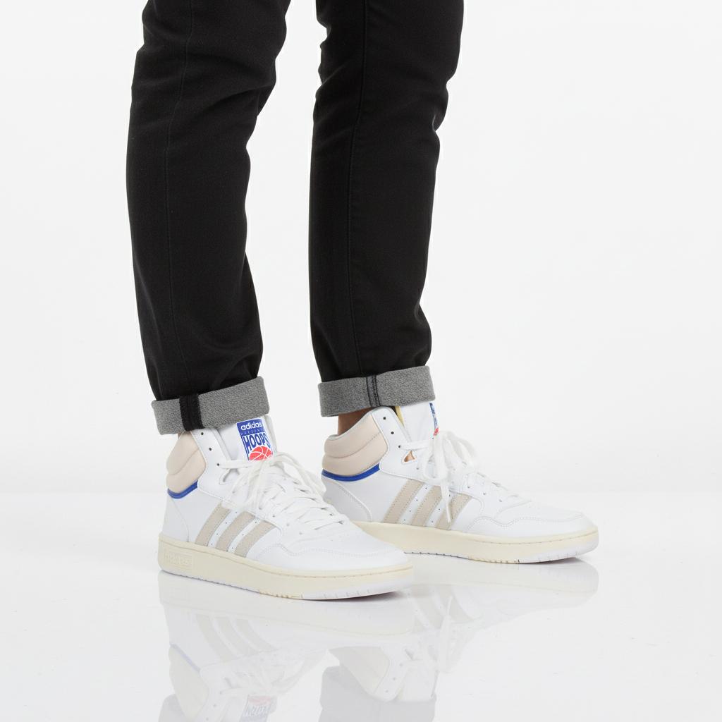 adidas Hoops 3.0 Mid - Мужские кроссовки обувь Белый GZ1345 ОРИГИНАЛ