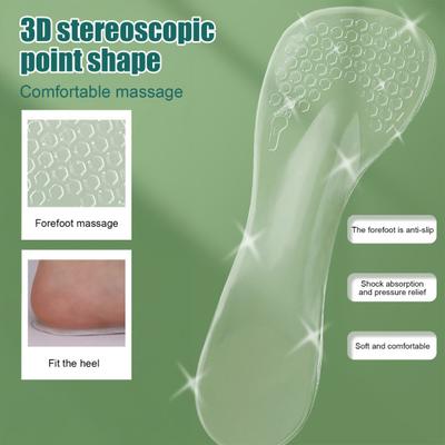 Подушечки для высоких каблуков, самоклеящиеся гелевые стельки для поддержки свода стопы, облегчение боли в стопах и своде стопы, нескользящие стельки-вкладыши для сандалий, балеток, высоких каблуков
