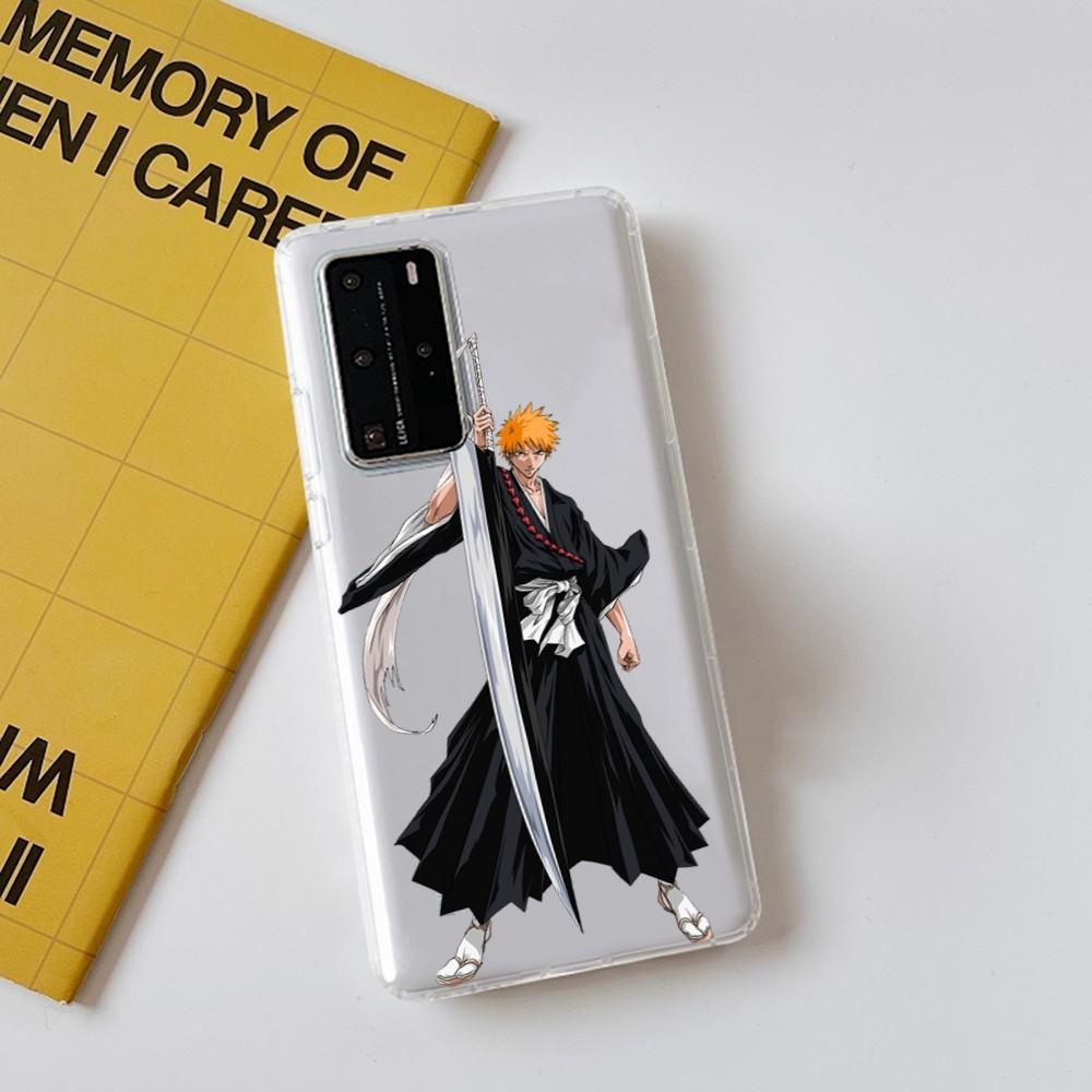 Чехол для телефона Bleach Куросаки Ичиго для Samsung S10 20 22 23 A10 40 для Xiaomi10 Note10 для Huawei P50 20 Honor60 70