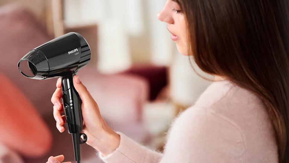 Philips Bhc010/10 Suszarka Do Włosów 1200W Składana Turystyczna Czarna