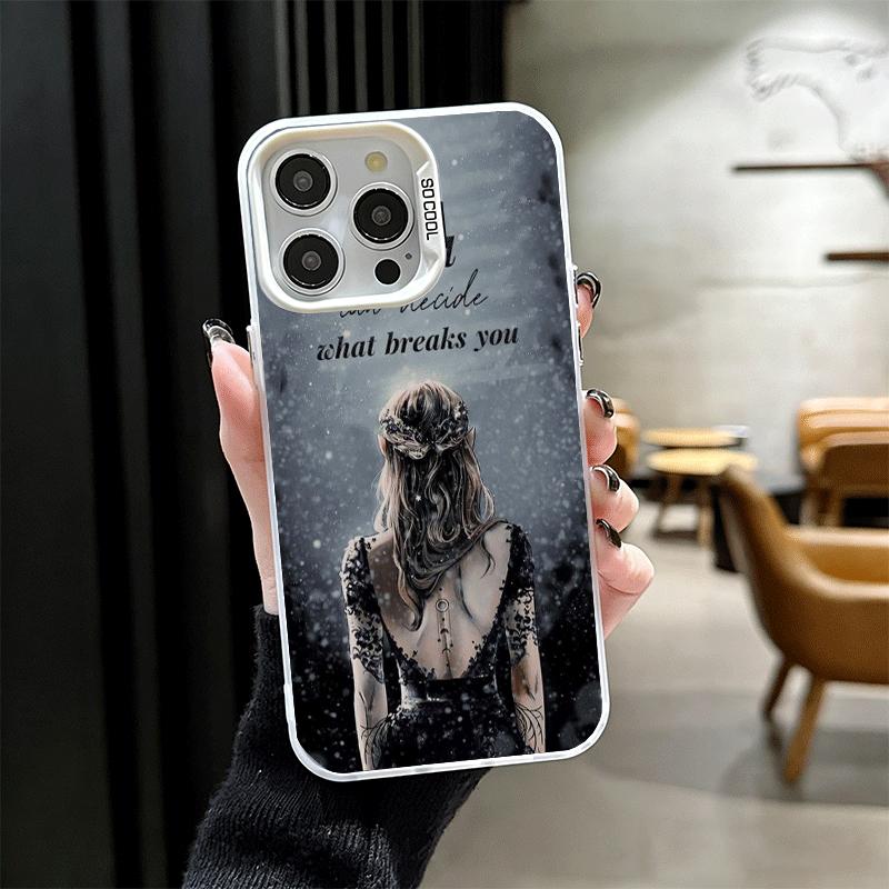 Acotar A Court of Mist and Fury Мягкий чехол для телефона для iPhone 15 16 17 Pro Max 17Air 16E 14 Plus 13 12 Mini Ударопрочный чехол Задняя часть S