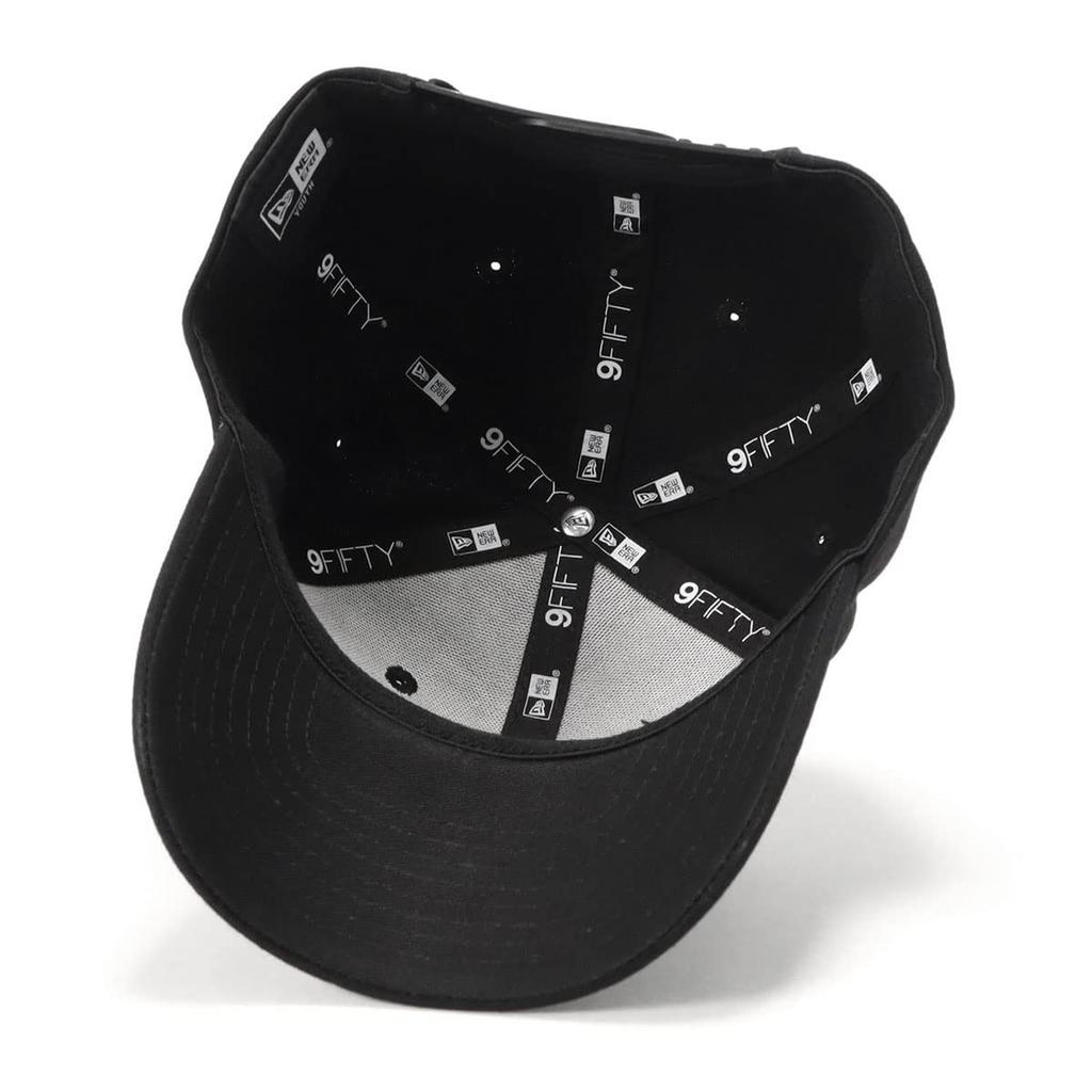 New Era Кепка Junior, молодежная, 9FIFTY, эластичная, с застежкой, логотипом, 13695928 Кепка x (Черный Белый/F/Jr)