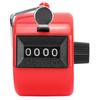 BERM Hand Tally Counter 4 Digits Plastic Knob Reset Handheld Counting Tool with Hook