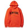 Men Women New York U.S.A City Hoodies Fashion Letter Printed Graphic Sweatshirts Loose Casual Harajuku Hooded Pullover Sportwear