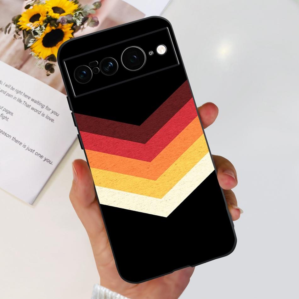 Чехол для Google Pixel 7 Pro Чехол для Google Pixel 7 7Pro Pixel7 Модный Крутой Рисунок Мягкий Силикон Черный Цвет Чехлы для Телефона