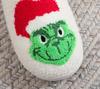 Christmas Grinch Cotton Slippers for Men & Women - Cozy Winter Furry Footwear