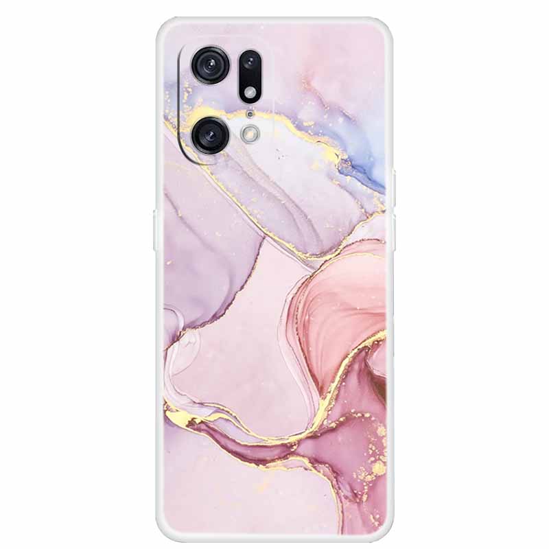 Для OPPO Find X5 5G Чехлы X5 Pro Прозрачные Мраморные Мягкие ТПУ Силиконовые Чехлы Для Oppo Find X5 Pro Чехол 6.7'' Прозрачные Fundas FindX5