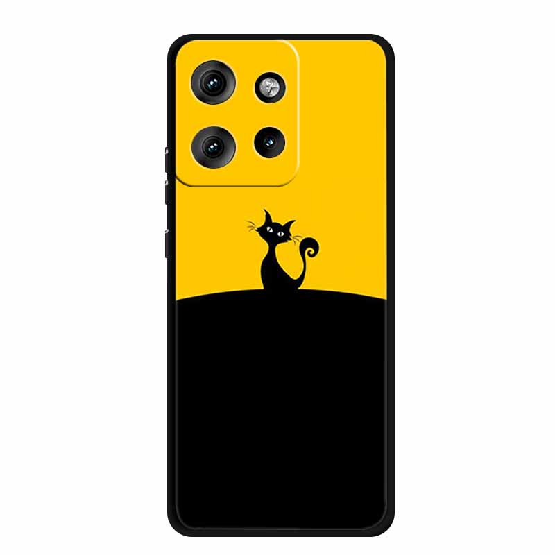 Чехол для Moto Edge 50 Neo Роскошные мягкие силиконовые чехлы из ТПУ для Motorola Edge 50 Neo Moto S50 5G Ударопрочный чехол с рисунком сердца Fundas