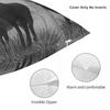 Buck Animals Winter Square Pillowcase Polyester Linen Velvet Pattern Zip Decorative Throw Pillow Case Sofa Seater Cushion Cover