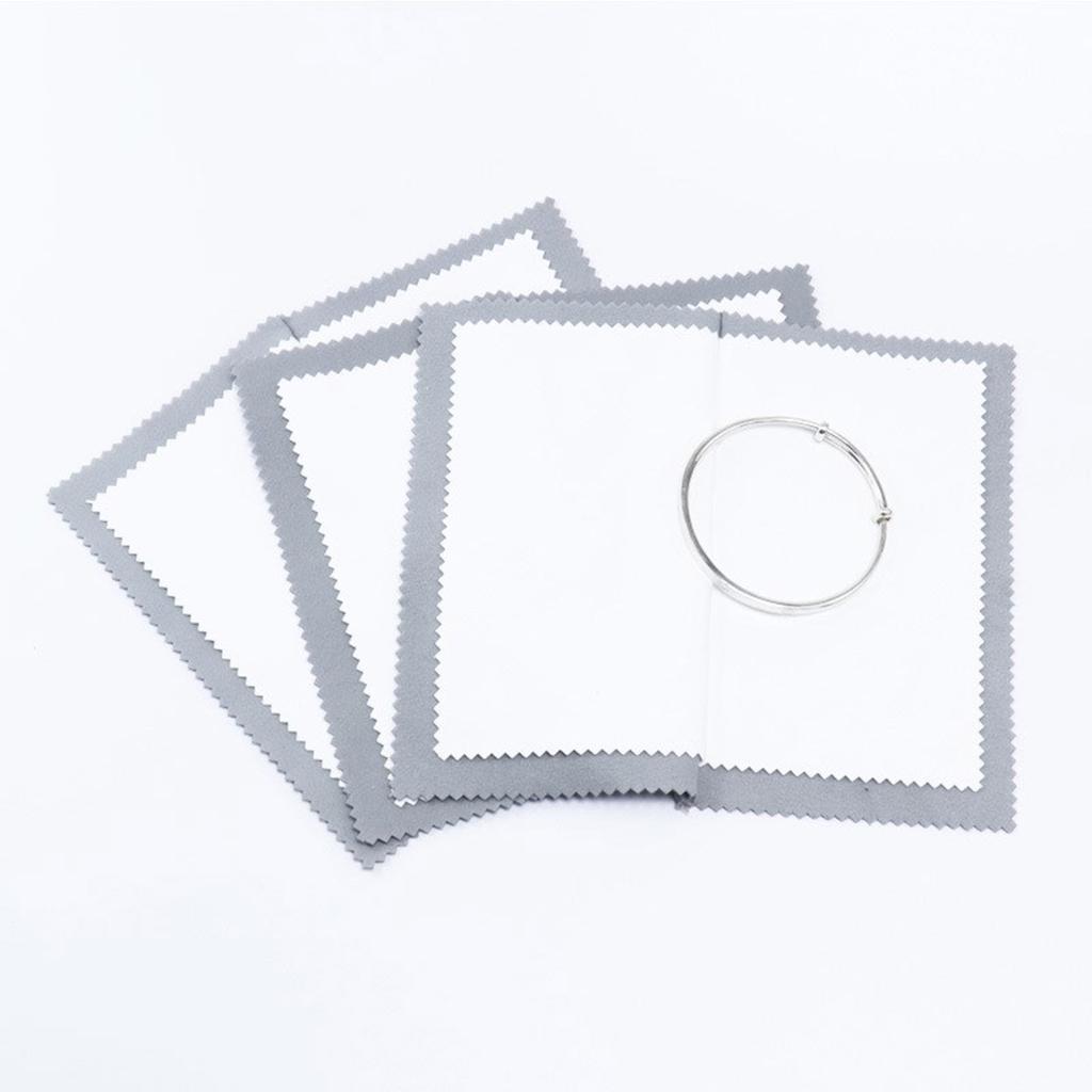 Модный набор салфеток для полировки ювелирных изделий, большие прочные хлопковые салфетки, портативный домашний аксессуар для изготовления золота и серебра