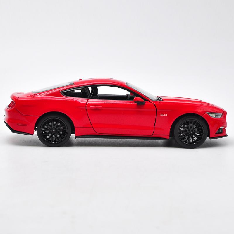 Welly 1/24 Ford Mustang GT 2015 Сплавная Модель Автомобиля Литая Игрушечная Машина Высокая Симуляция Автомобили Игрушки для Детей Детские Подарки