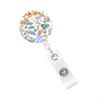 Nurse Retractable Badge Reel Holder ID Name Clip Multipurpose Cute with Alligator Swivel