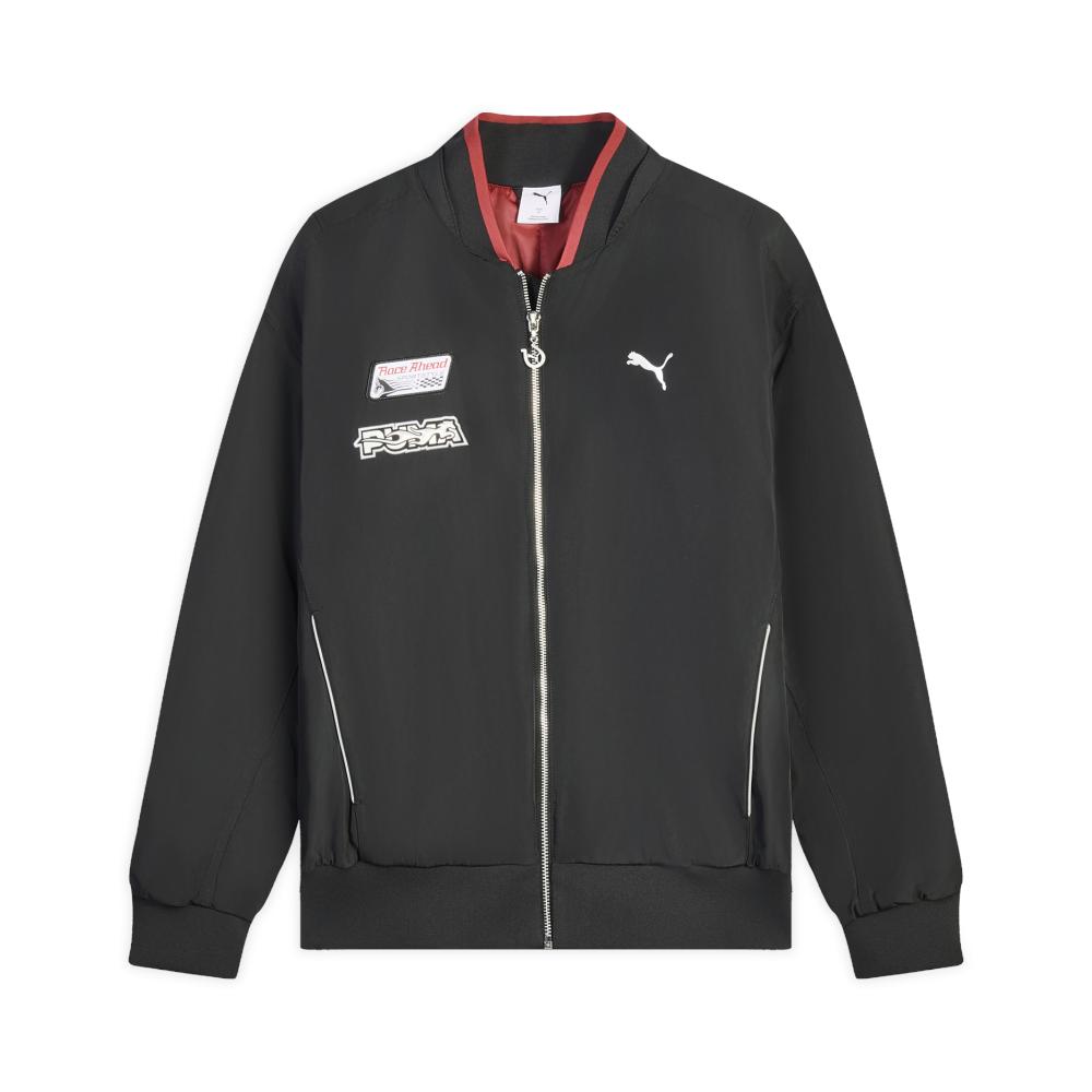 Puma Стильный бомбер с подкладкой, коллекция CNY Год Лошади, ограниченная серия, ветрозащитный, свободный, водостойкий, летная куртка, унисекс, куртки 636028-01