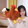PP Cotton Simulation Chicken Plush Toy Rooster Chicken Plush Dolls Home Decor