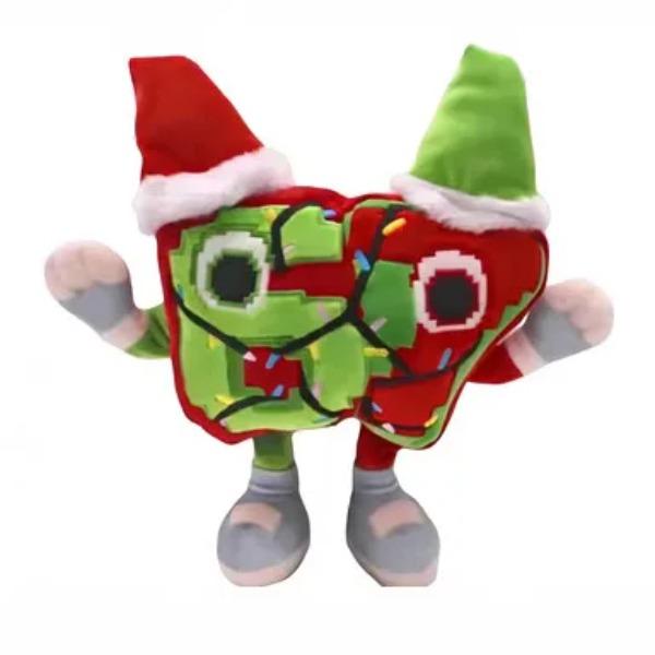25cm No Code Festive 67 Plush Steal A Brainrot Christmas Doll Anime Peripherals Soft Doll Collection Room Decoration Kid Gifts