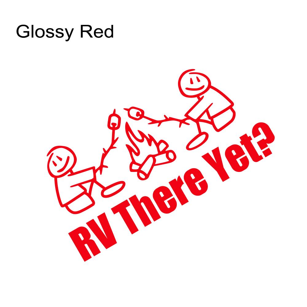 Funny RV There Yet Camping Decor Stickers for SUV Camper RV Van Motorhome Caravan Vinyl Decal Decoration Auto Tuning Accessories