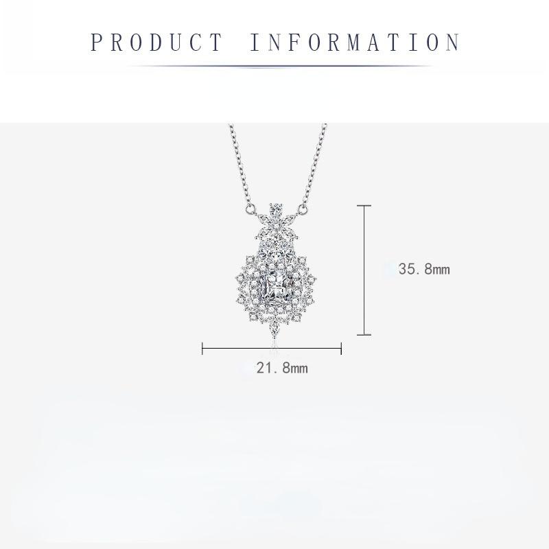 Sace Gems Женский кулон из медного сплава с цирконом, модный подарок