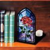 Gothic Arch Design Book Nook Multicolor Light-transmitting Table Setting  Home Decor