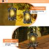 Solar Hanging Lanterns Garden Retro Solar Wall Light Outdoor Waterproof Solar Powered Light with Buld  Patio Yard Festival Decor