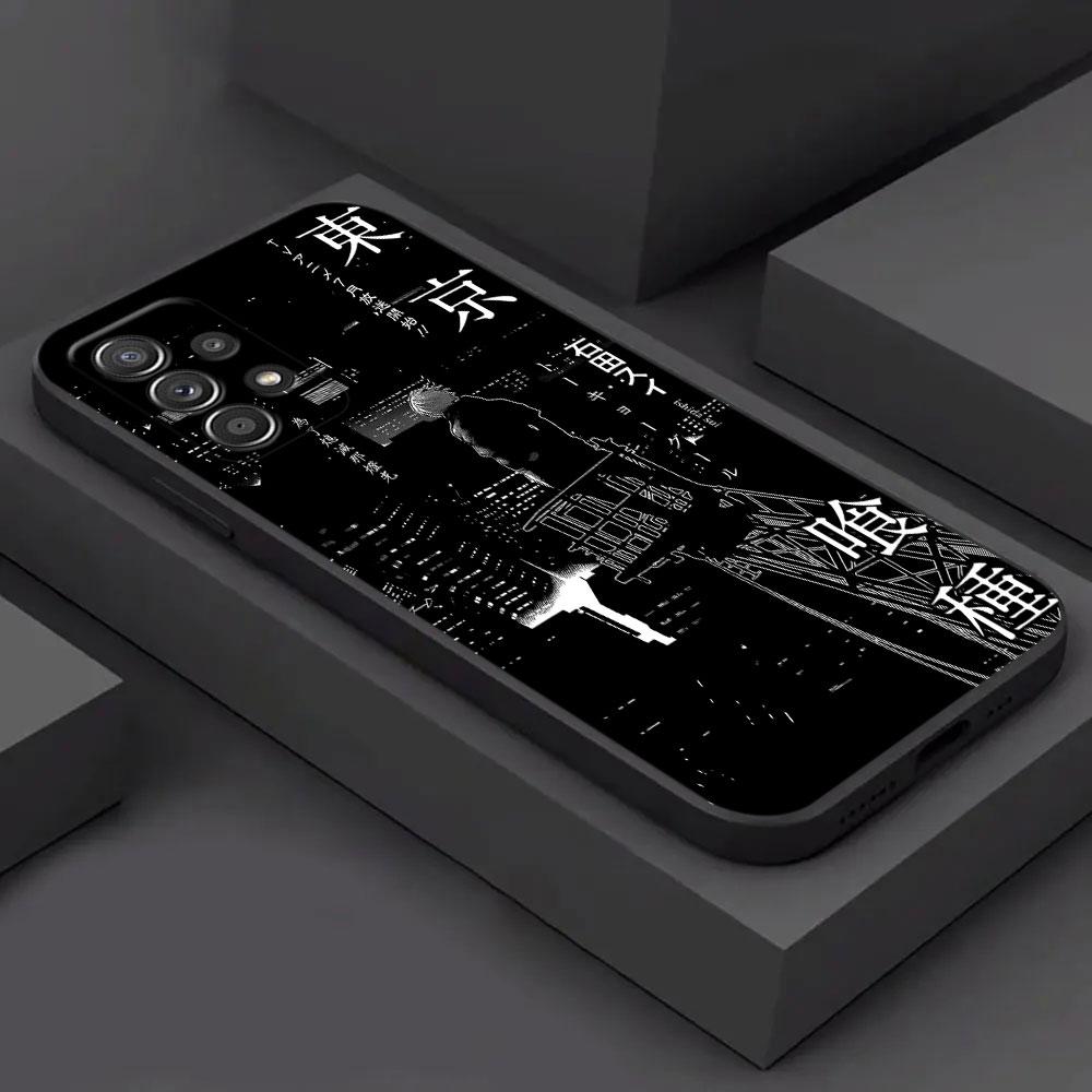 Чехол для телефона Tokyo Ghoul Черное Искусство для Samsung Galaxy A15 A25 A24 A23 A22 A21S A20s A13 A10 A05S A04 A03 A14 Черный Чехол