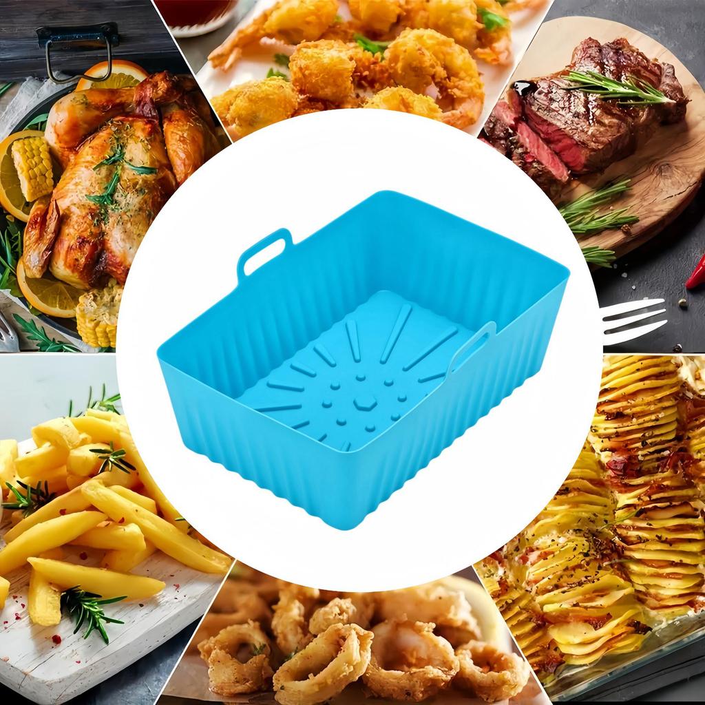 Прямоугольная форма для выпечки с антипригарным покрытием для аэрофритюрницы