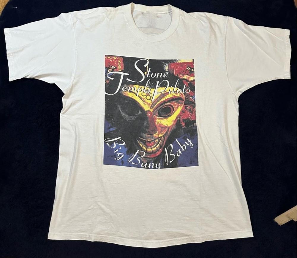 Vtg Stone Temple Pilots Big Bang Baby Cotton White Unisex Shirt Unisex T-Shirt