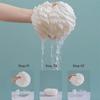 3PS Chenille Hand Towels Kitchen Bathroom Hand Towel Ball with Hanging Loops Quick Dry Soft Absorbent Microfiber Towels