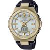 Women's Baby-G MSG-W200RL-1AJF [BABY-G G-MS Eco Leather Band] Round Watch Digital Analog