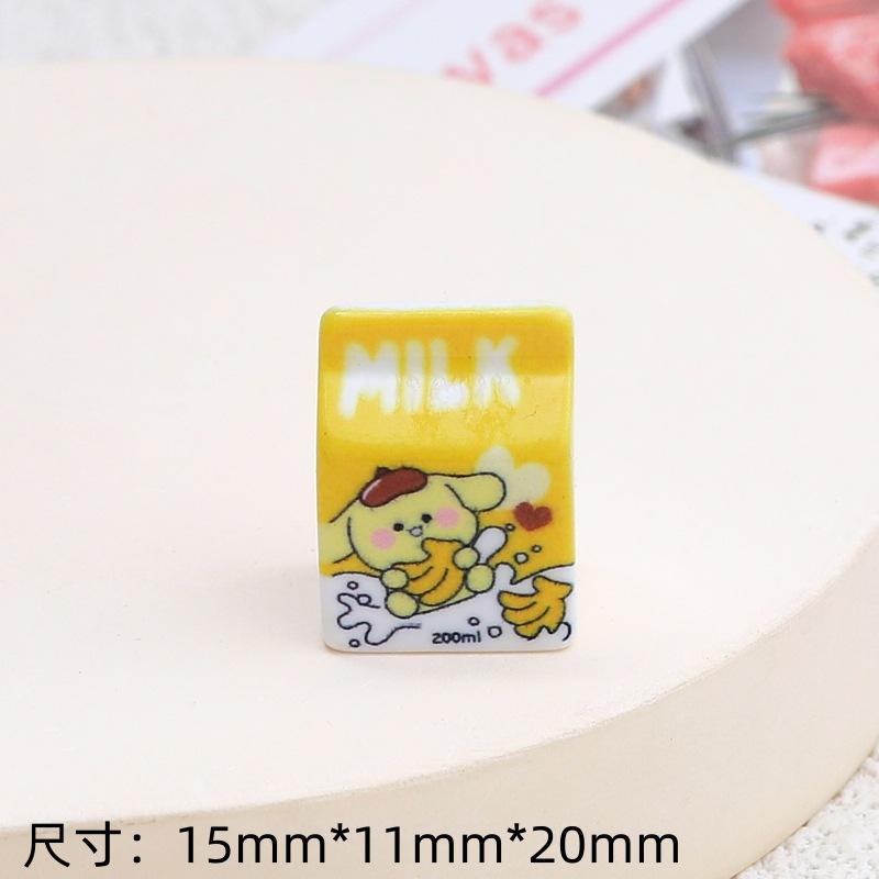 10 шт. Модели Смола Милые Мультяшные 3D Животные Серия Молочных Коробок Скрапбукинг DIY Украшения для Волос Чехлы для Телефона Аксессуары A20
