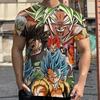 Футболка Dragon Ball для детей, футболки, аниме-фигурки, футболка Son Goku Super Saiyan, футболки для мальчиков, детская одежда, летняя одежда с коротким рукавом